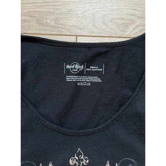 HARD ROCK CAFE BALI Black Tank Top Womens Small - Picture 2 of 3